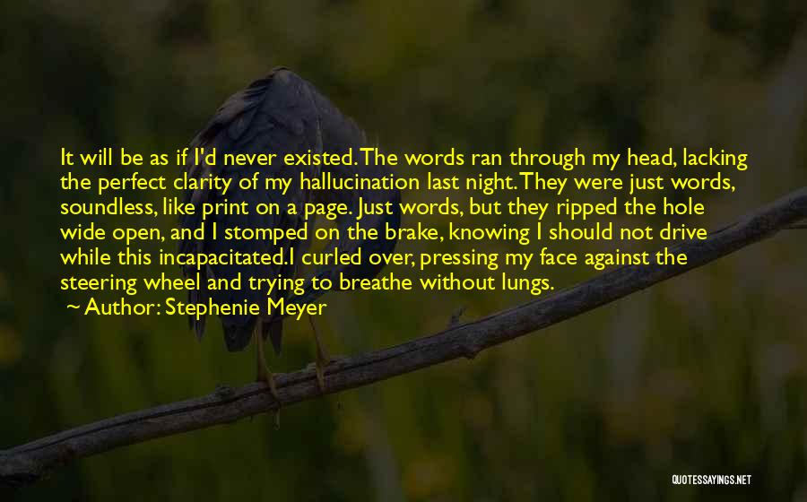 Drive Through Quotes By Stephenie Meyer