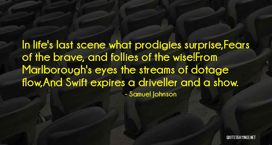 Driveller Quotes By Samuel Johnson Driveller Quotes By Samuel Johnson
