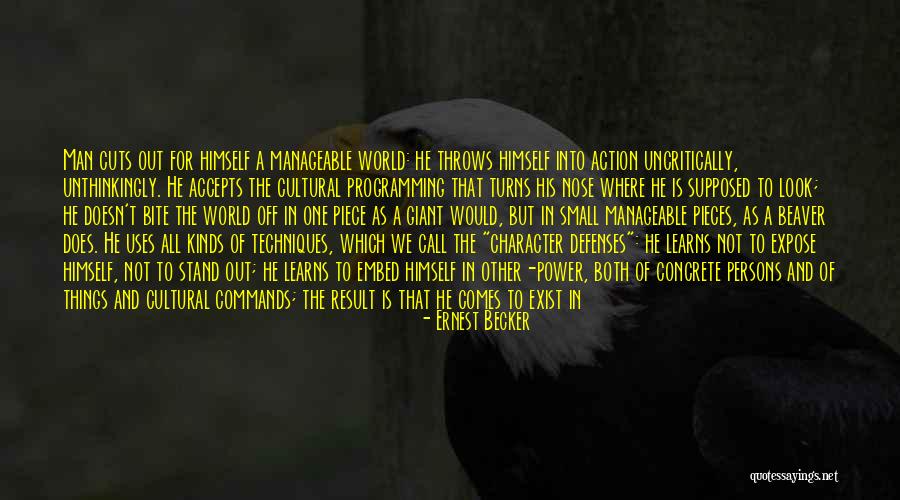 Drivenness Quotes By Ernest Becker Drivenness Quotes By Ernest Becker