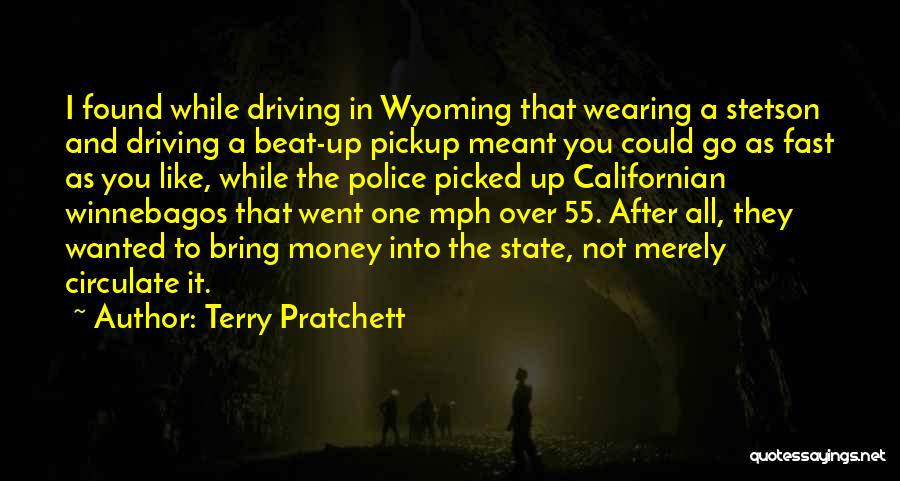 Driving Fast Quotes By Terry Pratchett