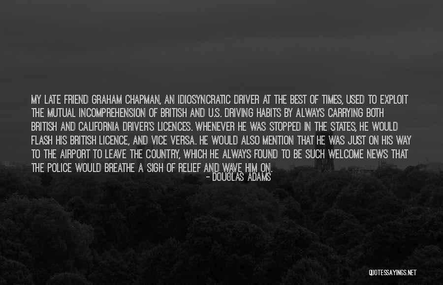 Driving In The Country Quotes By Douglas Adams Driving In The Country Quotes By Douglas Adams