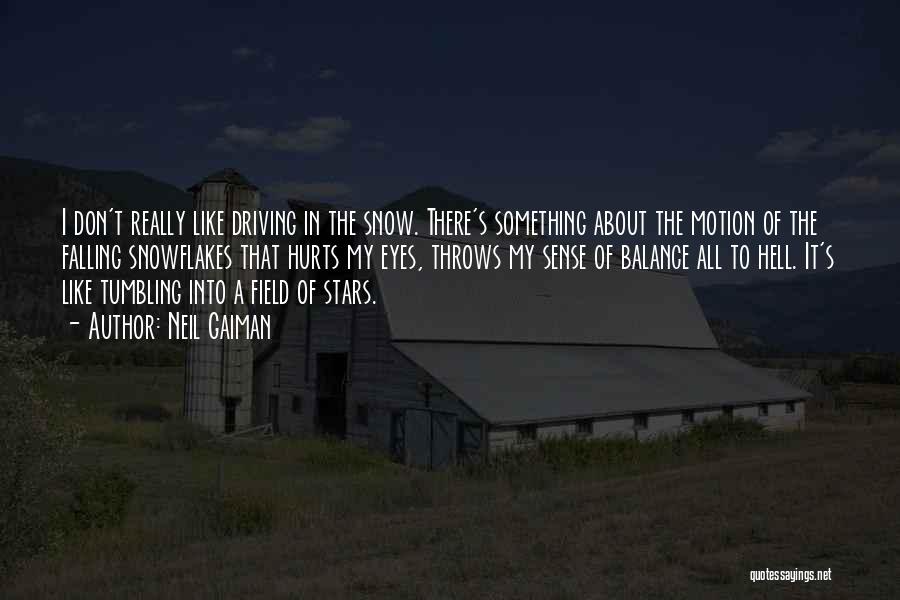 Driving In The Snow Quotes By Neil Gaiman