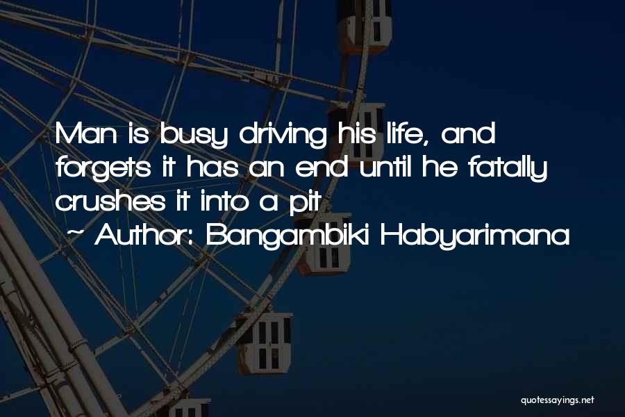 Driving Lessons Quotes By Bangambiki Habyarimana