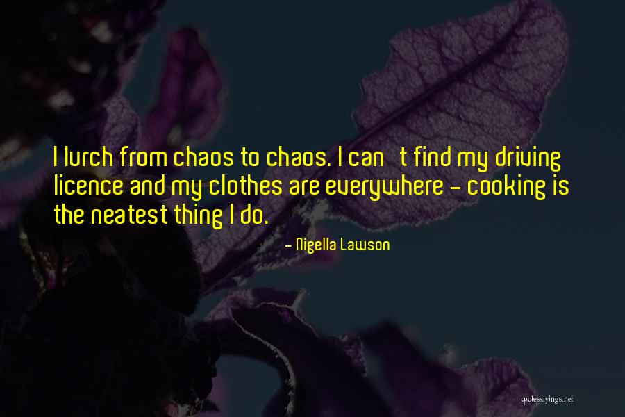 Driving Quotes By Nigella Lawson