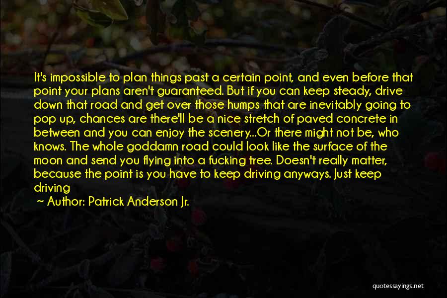 Driving Your Life Quotes By Patrick Anderson Jr.