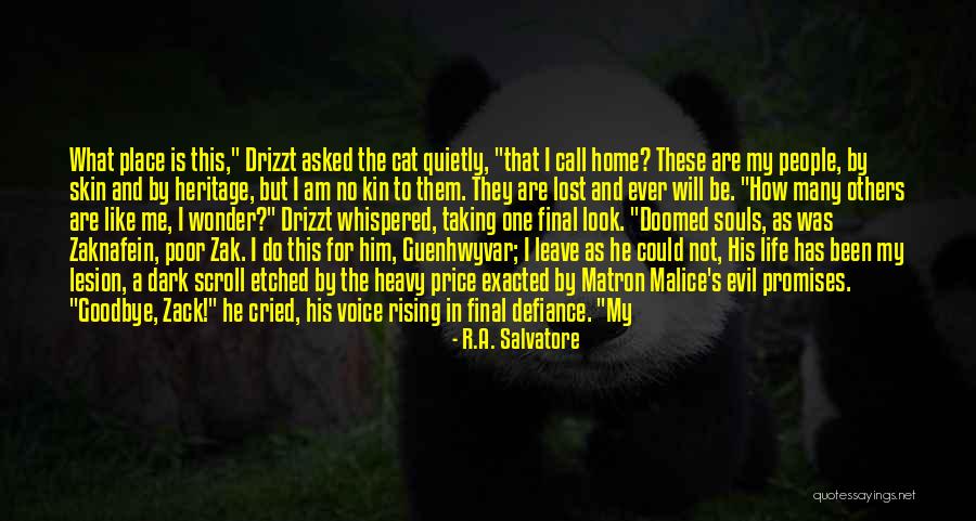 Drizzt Quotes By R.A. Salvatore Drizzt Quotes By R.A. Salvatore