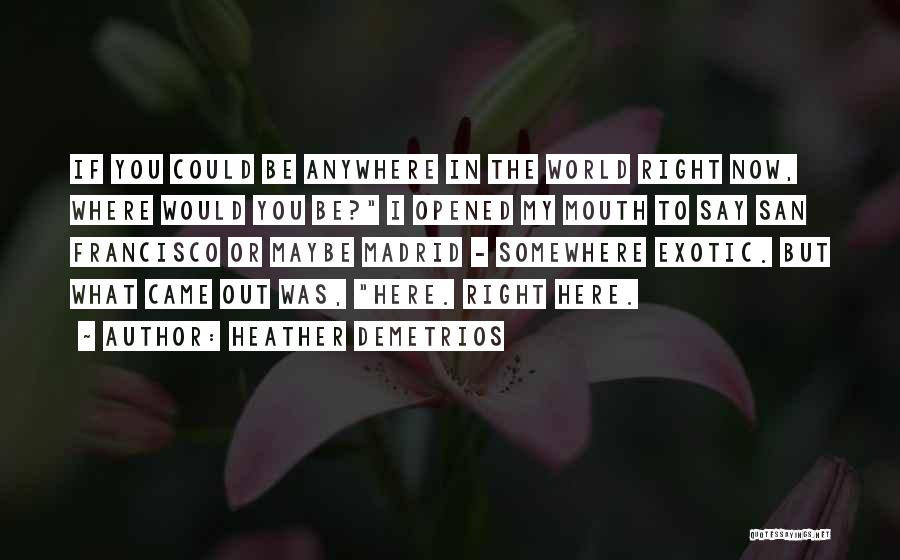 Droevige Gedichten Quotes By Heather Demetrios