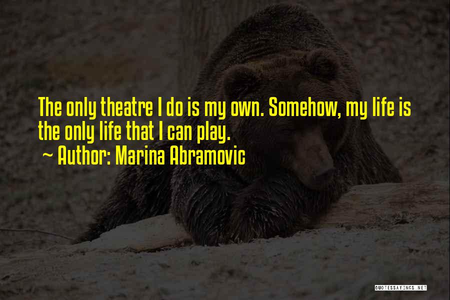 Droguri Clasificare Quotes By Marina Abramovic