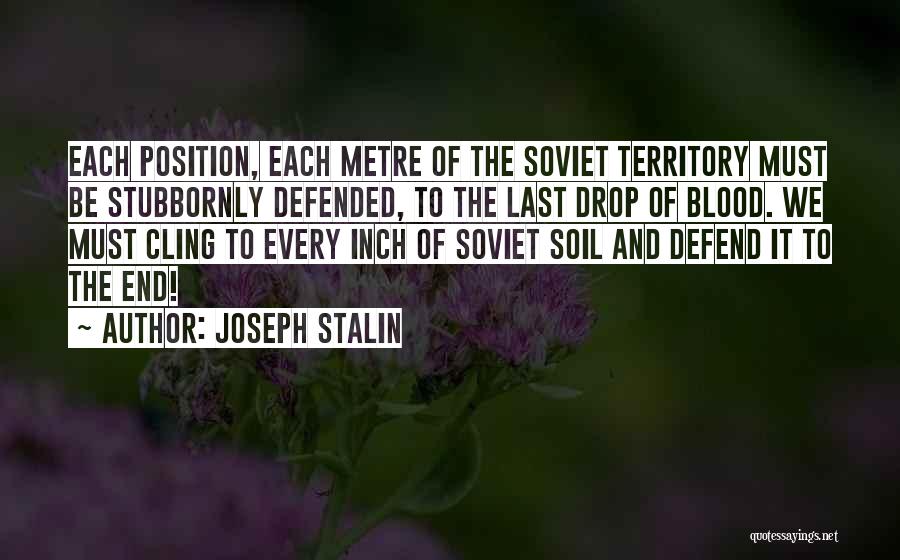Drop Quotes By Joseph Stalin