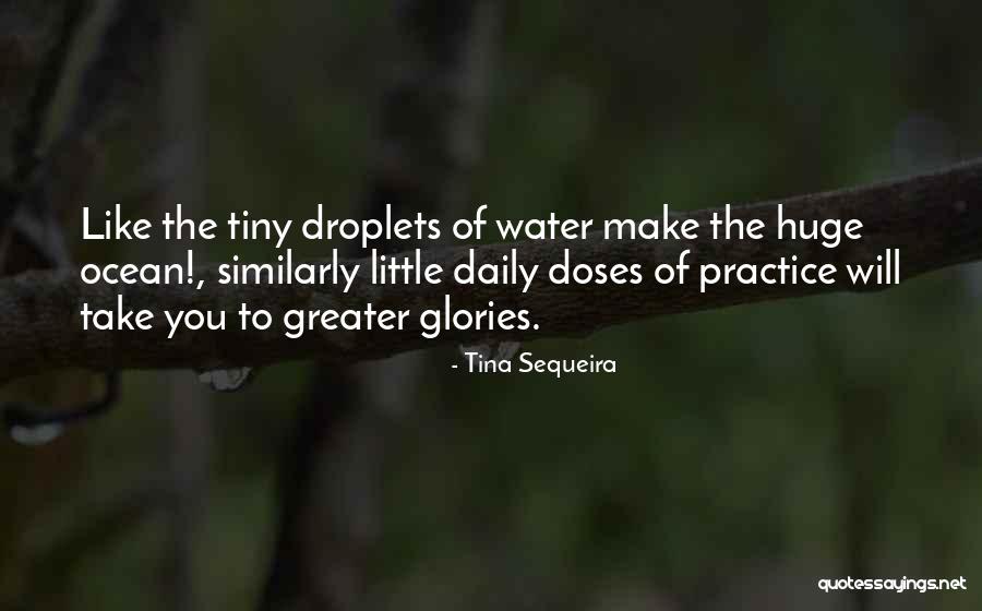 Droplets Quotes By Tina Sequeira