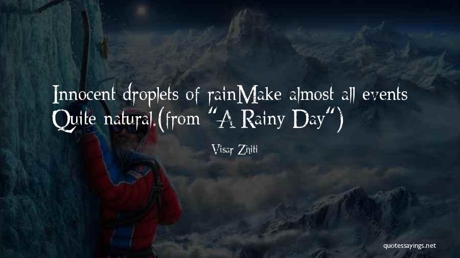 Droplets Quotes By Visar Zhiti