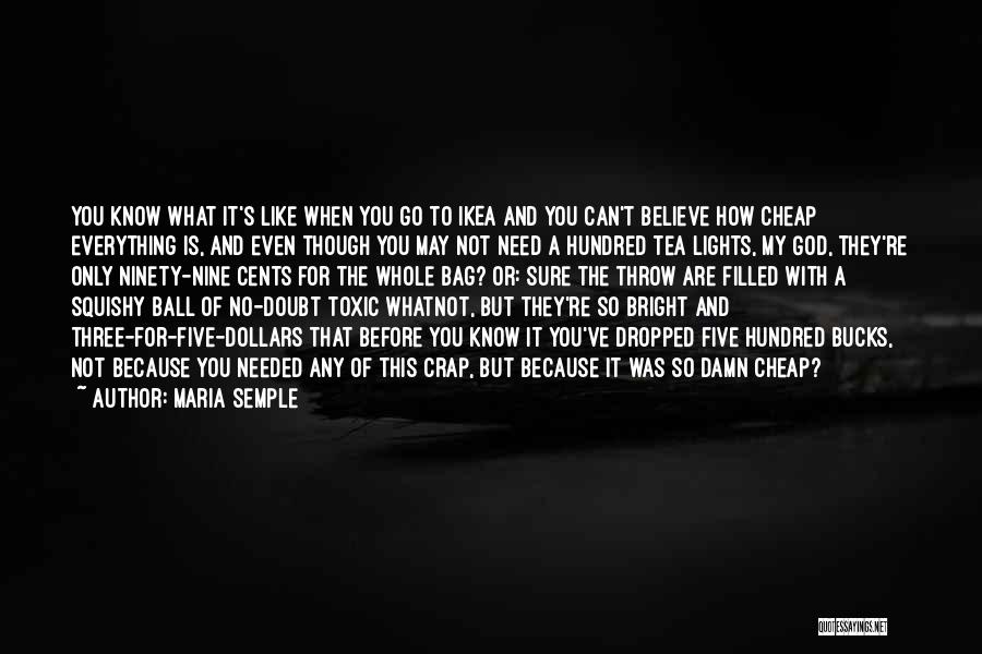 Dropped The Ball Quotes By Maria Semple