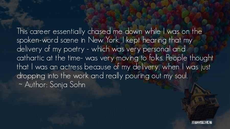 Dropping Out Quotes By Sonja Sohn