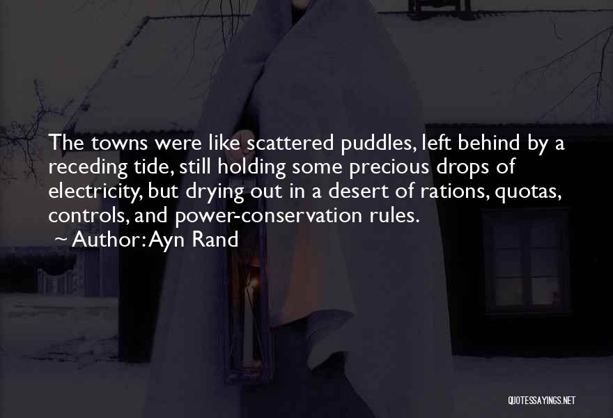 Drops Quotes By Ayn Rand