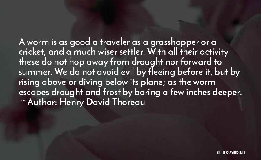 Drought Quotes By Henry David Thoreau