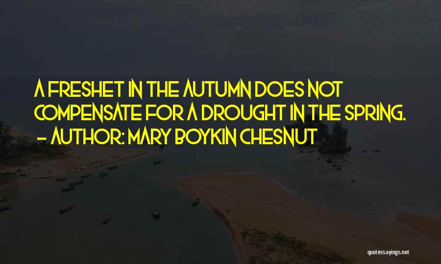 Drought Quotes By Mary Boykin Chesnut