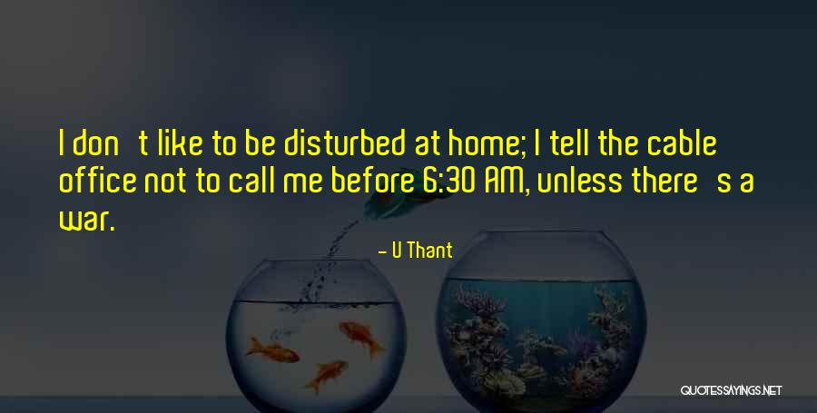 Drouler Quotes By U Thant