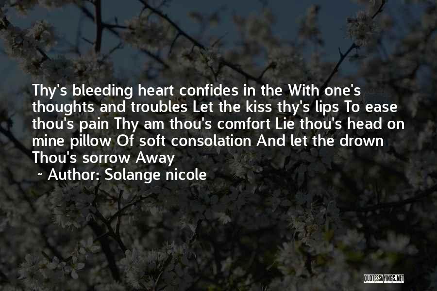 Drown In Thoughts Quotes By Solange Nicole