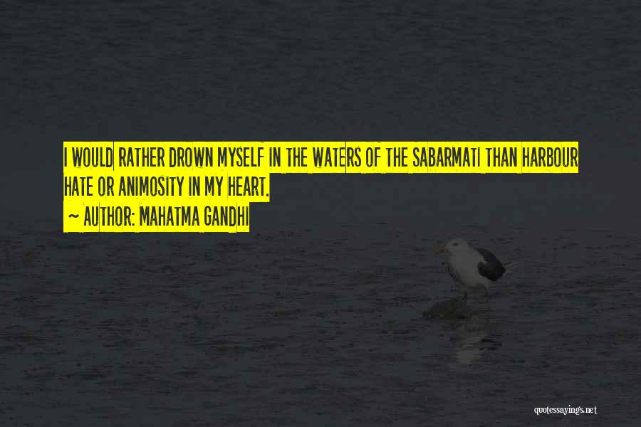 Drown In Water Quotes By Mahatma Gandhi