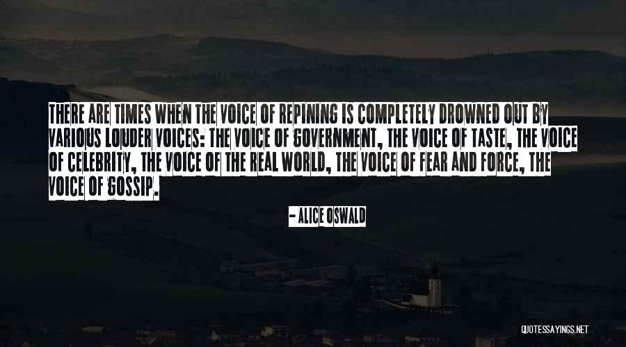 Drowned World Quotes By Alice Oswald