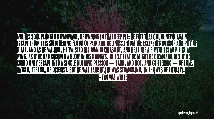 Drowning In Depression Quotes By Thomas Wolfe