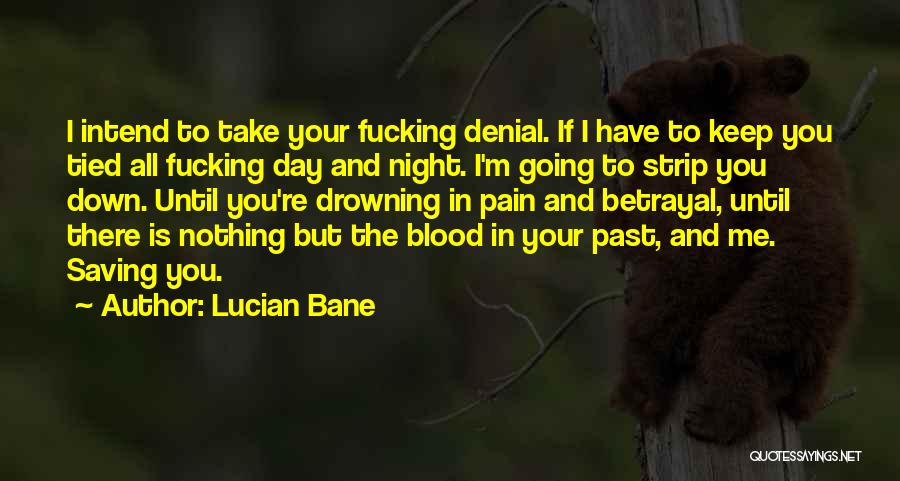 Drowning Yourself Quotes By Lucian Bane