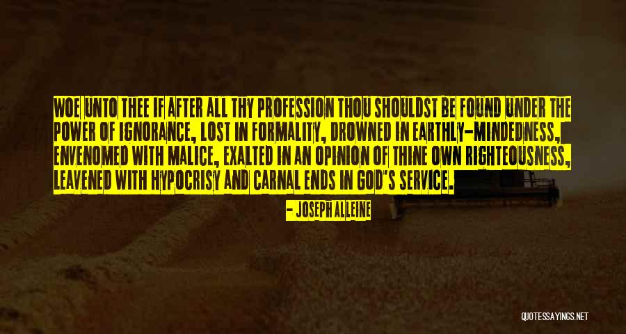 Drowno Quotes By Joseph Alleine Drowno Quotes By Joseph Alleine