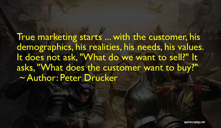 Drucker Customer Quotes By Peter Drucker