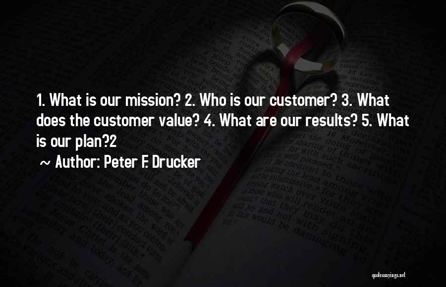 Drucker Customer Quotes By Peter F. Drucker