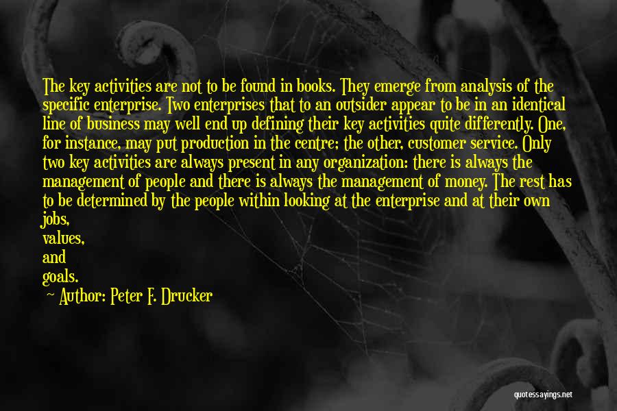 Drucker Customer Quotes By Peter F. Drucker