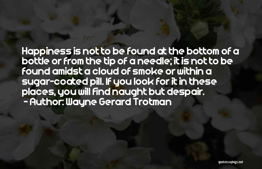 Drug Addiction Quotes By Wayne Gerard Trotman