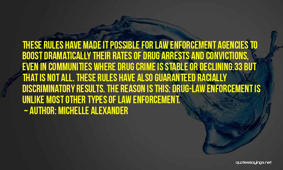 Drug Enforcement Quotes By Michelle Alexander