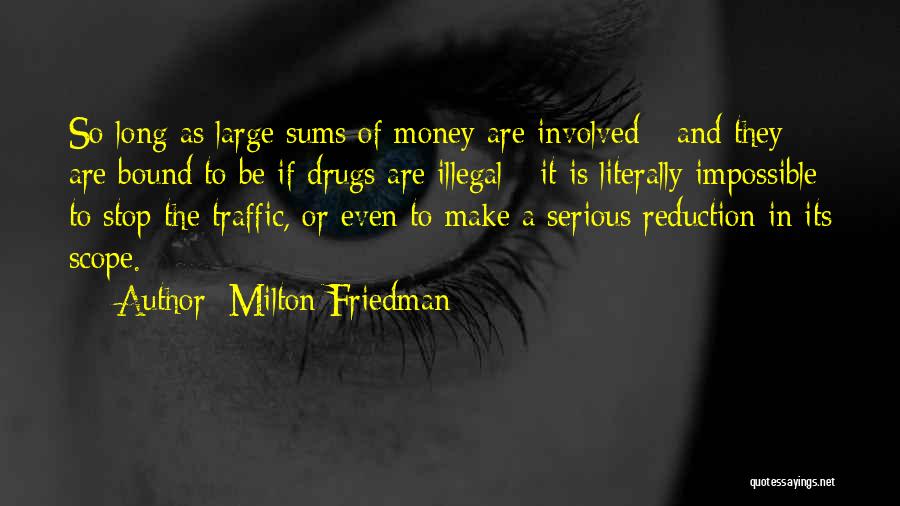 Drug Money Quotes By Milton Friedman