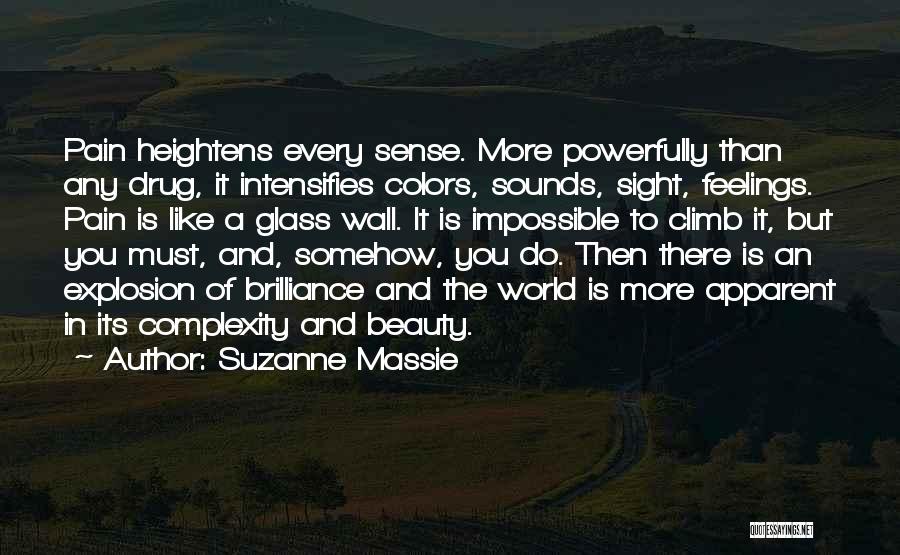 Drug Pain Quotes By Suzanne Massie