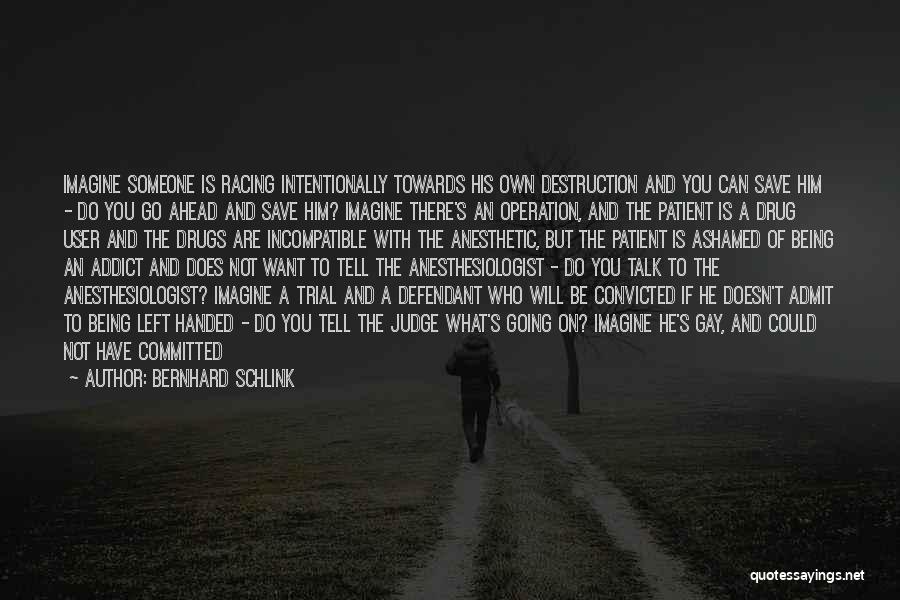 Drug User Quotes By Bernhard Schlink