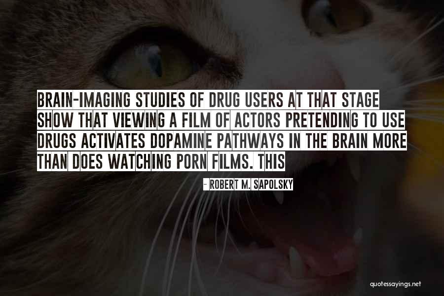 Drug Users Quotes By Robert M. Sapolsky