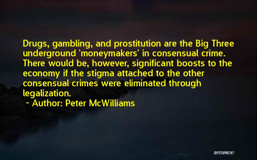 Drugs And Crime Quotes By Peter McWilliams