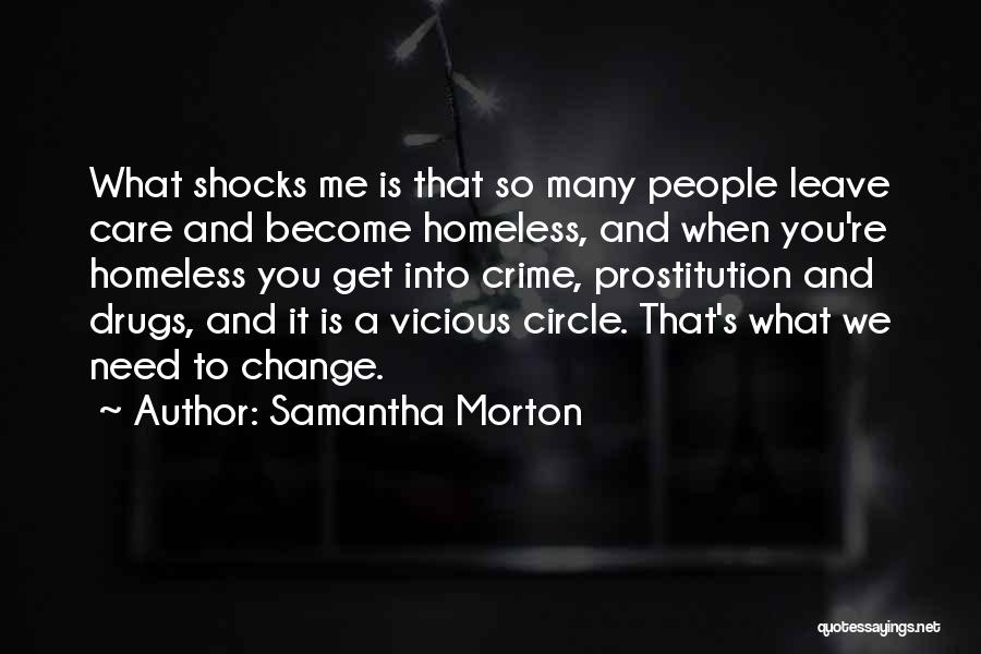 Drugs And Crime Quotes By Samantha Morton