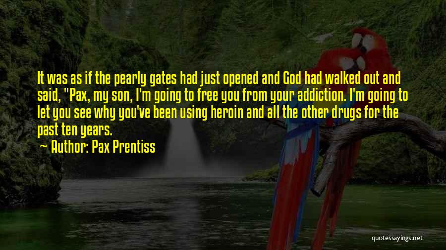 Drugs And God Quotes By Pax Prentiss