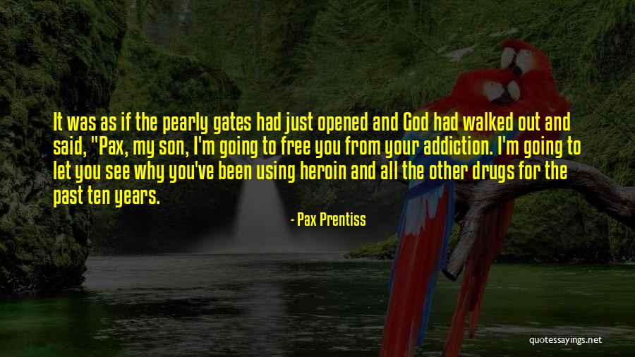 Drugs And God Quotes By Pax Prentiss