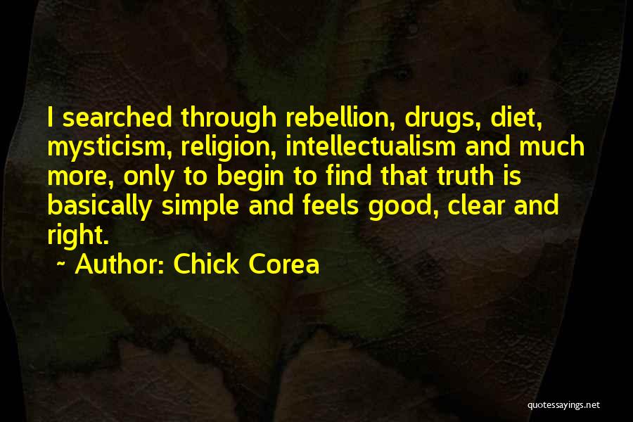 Drugs And Religion Quotes By Chick Corea