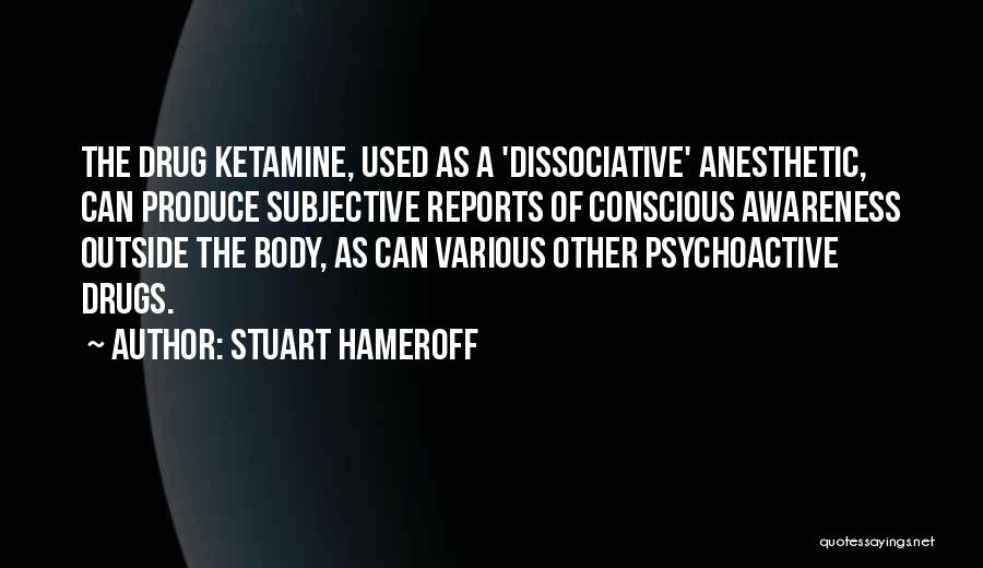 Drugs Awareness Quotes By Stuart Hameroff