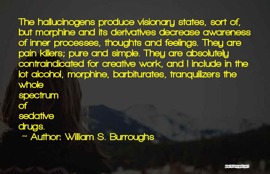 Drugs Awareness Quotes By William S. Burroughs