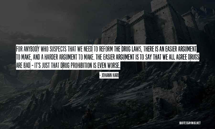 Drugs R Bad Quotes By Johann Hari