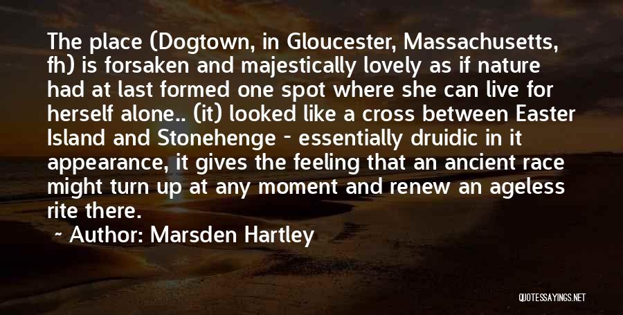 Druidic Quotes By Marsden Hartley