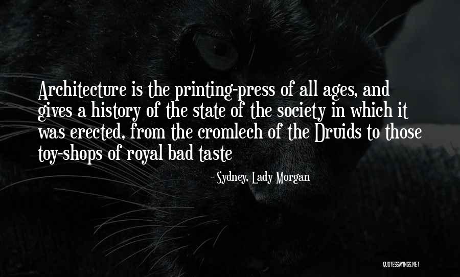 Druids Quotes By Sydney, Lady Morgan