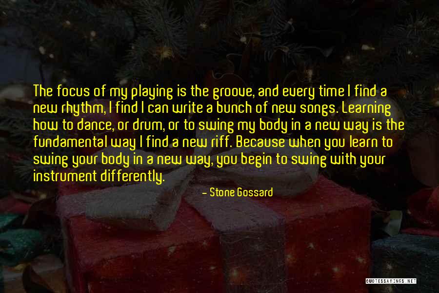 Drum Playing Quotes By Stone Gossard Drum Playing Quotes By Stone Gossard