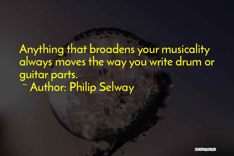 Drum Quotes By Philip Selway