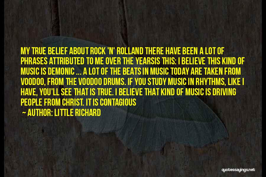 Drums Music Quotes By Little Richard