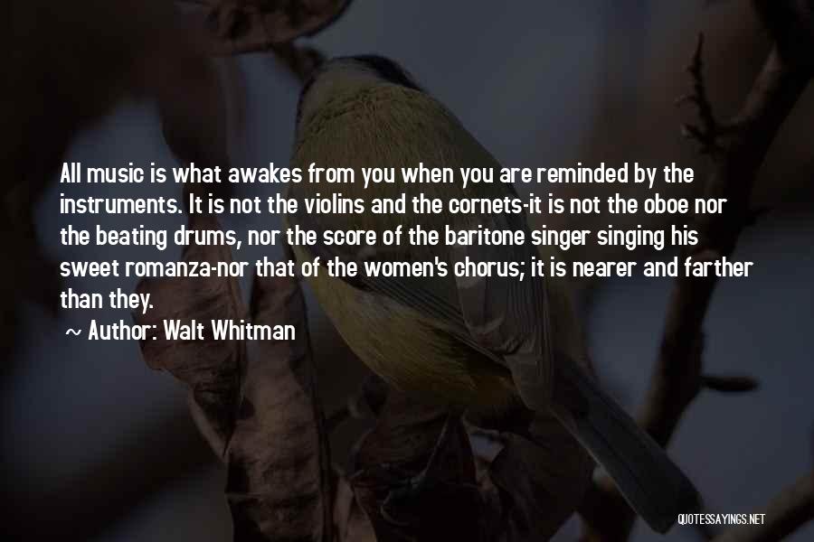 Drums Music Quotes By Walt Whitman